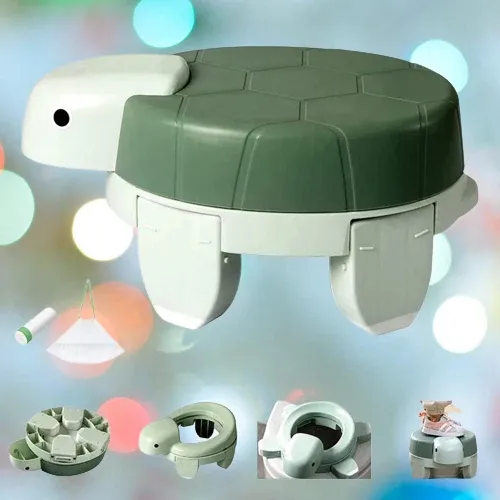 Turtle Baby Potty Training Toilet Seat - Image 0