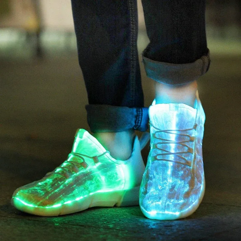 Glowing USB Rechargeable Luminous LED Shoe - Image 0