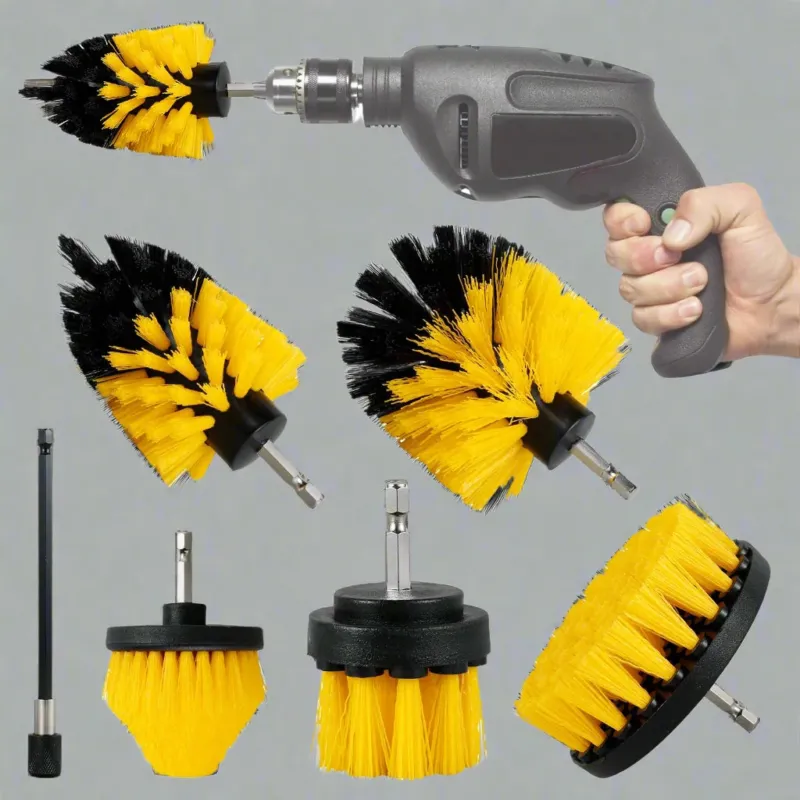 5PCS Electric Drill Attachment Ultimate Cleaning Brush Kit - Image 0