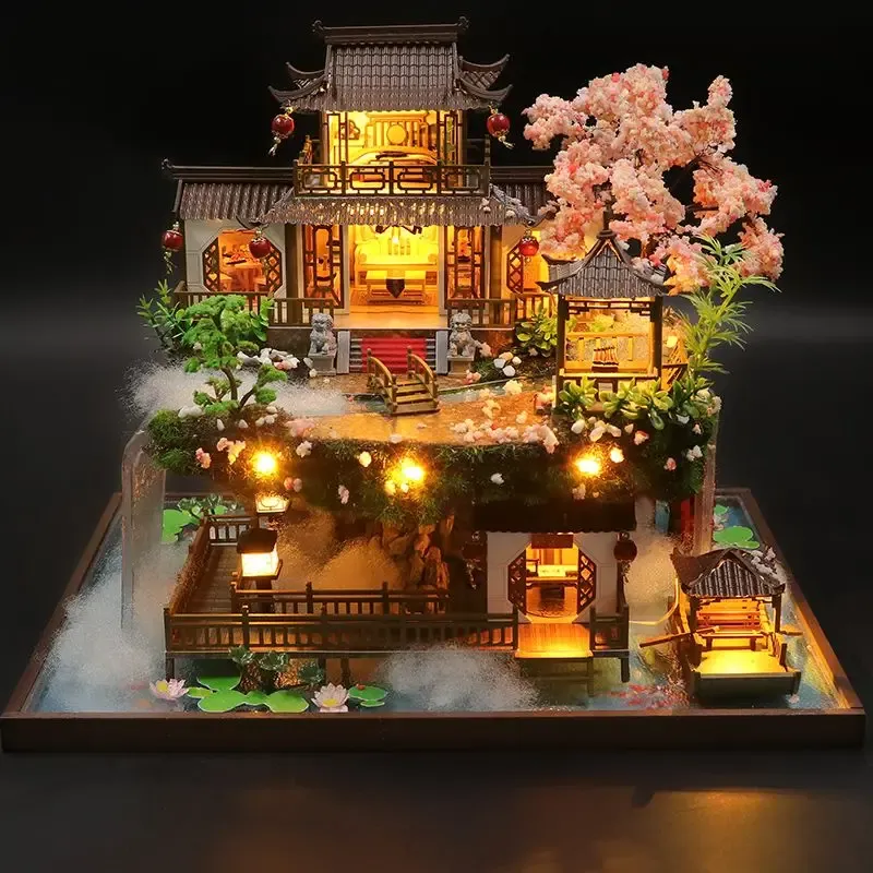 DIY Wooden Chinese Ancient Casa Miniature Building Kit - Image 0