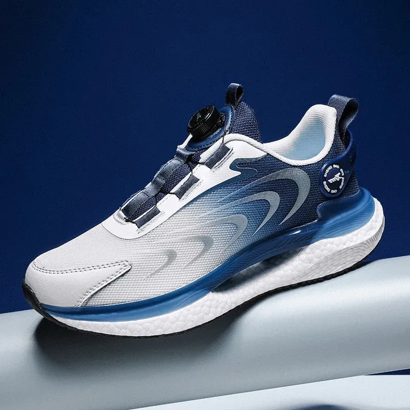Creative Automatic Lace Up Breathable Shoes - Image 0