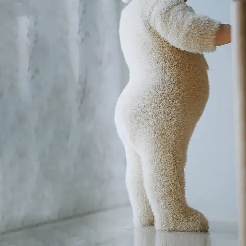 Cozy Bear Plush Newborn Jumpsuit - Image 0