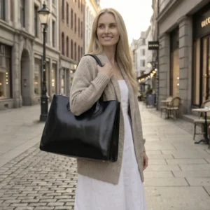 Schultertasche Ora Big - Schwarz