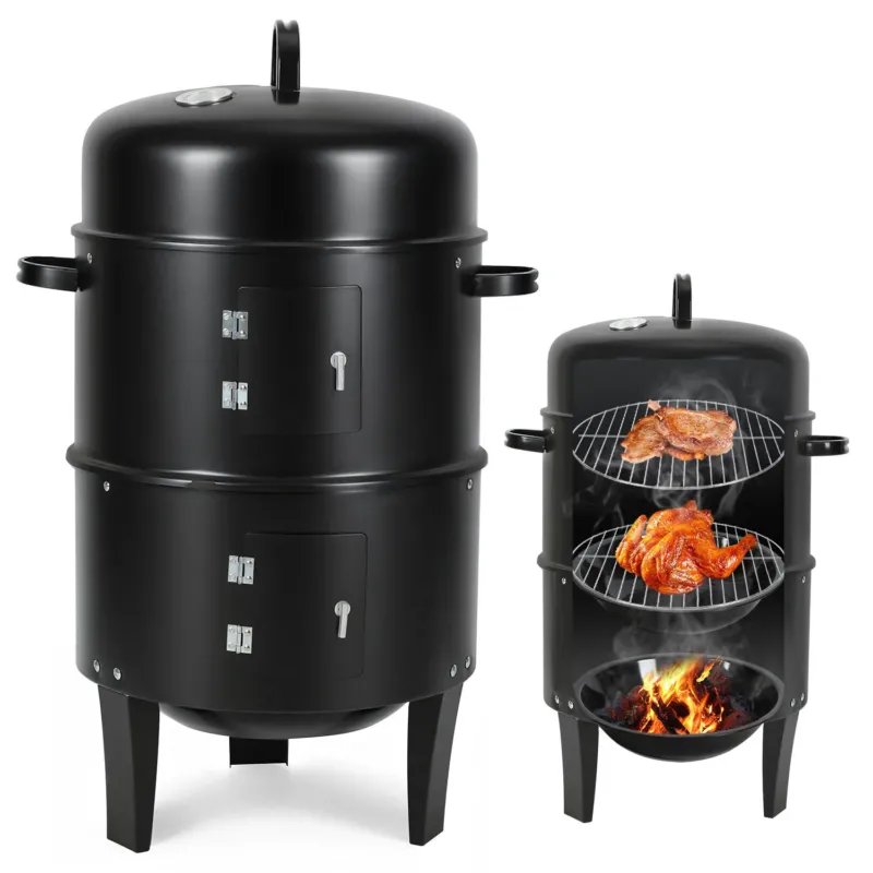 BMOT 3 in 1 Smoker Räucherofen 2 Ebenen
