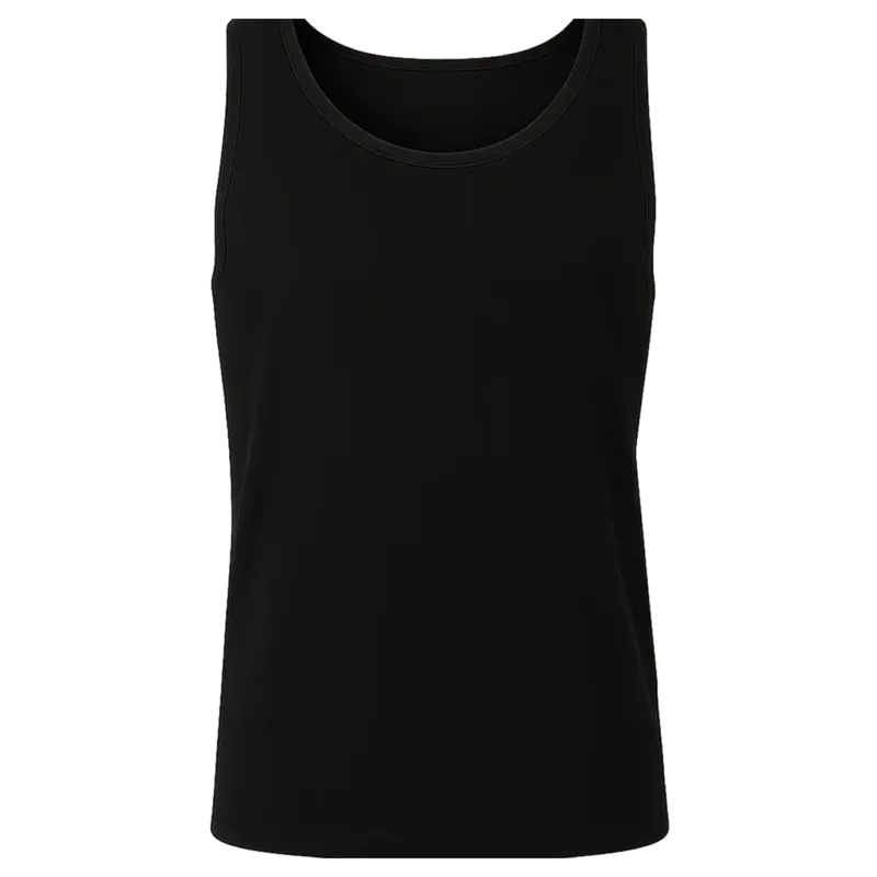 Personalisiertes Unisex Relaxed Tanktop #farbe_black