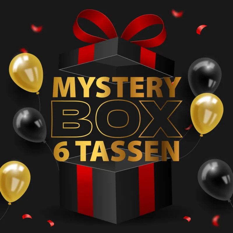 Mystery Box – 6 Überraschungs-Tassen für nur 17,99 €