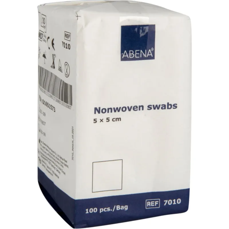 ABENA® Vlieskompresse, unsteril, weiß 1 Packung (100 Stück)