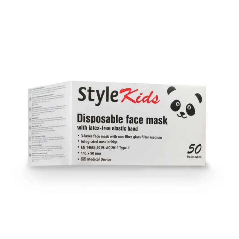 AMPri STYLE KIDS Einmalmundschutz Typ II 3-lagig Kinder medizinisch 1 Packung = 50 Stück