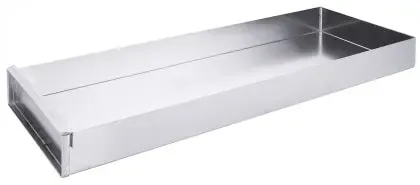 Schnittkuchenblech 58x40x5 cm Aluminium mit Vorsatzschiene - CPGASTRO
