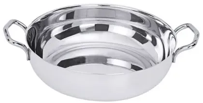 Edelstahl Beilageschale flach 24 cm - CPGASTRO