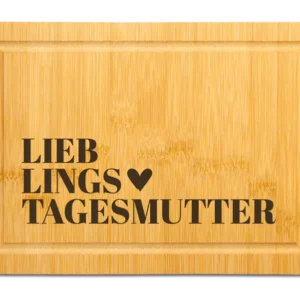 Bild: Bambus Schneidebrett - Lieblingstagesmutter.