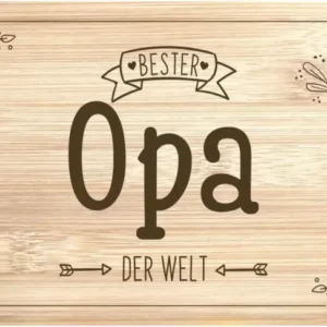 Bild: Frühstücksbrettchen - Bester Opa der Welt.