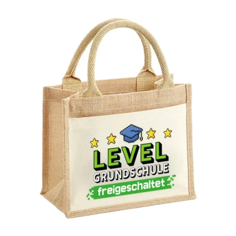 Bild: Jutetasche - Level Grundschule freigeschaltet.