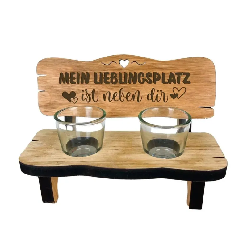Bild: Schnapsbank - Mein Lieblingsplatz ist neben dir.