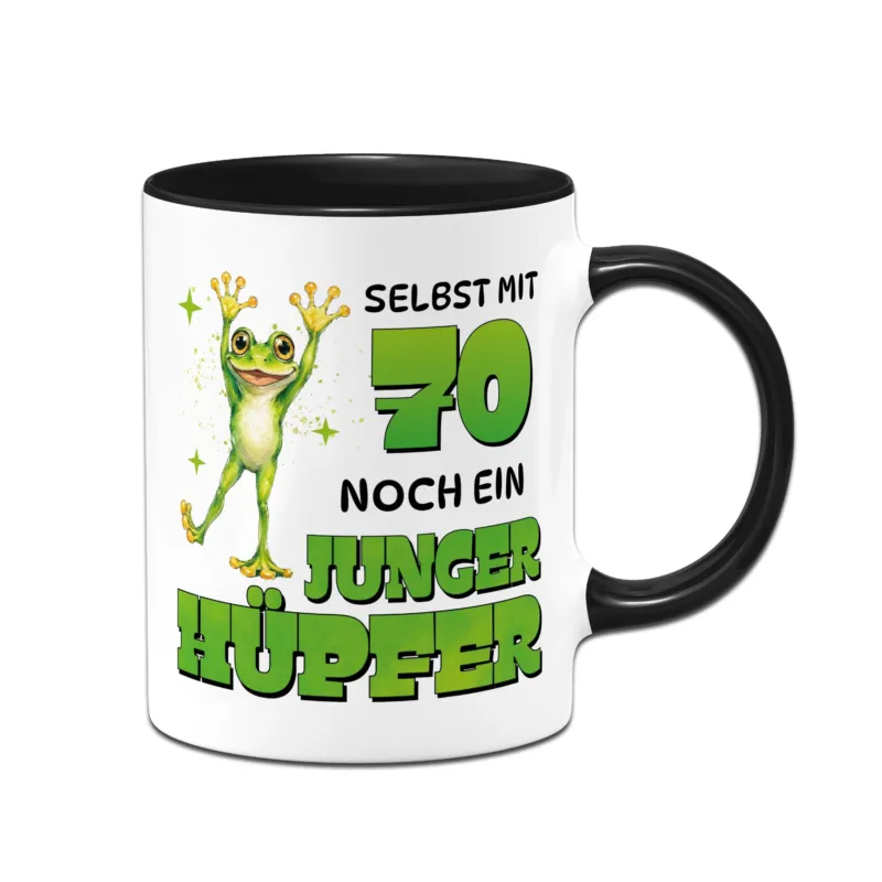 Bild: Tasse - Selbst mit 70 noch ein junger Hüpfer.