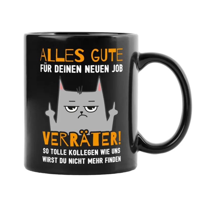 Bild: Tasse - Alles Gute für Deinen neuen Job Verräter! - BL.