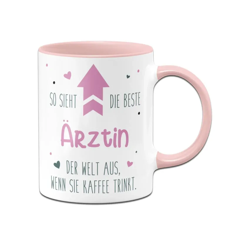 Bild: Tasse - So sieht die beste Ärztin der Welt aus, wenn sie Kaffee trinkt..