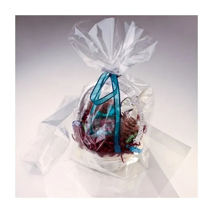 Plastic Bags with Bottom Gusset 25,4x10x35,6cm