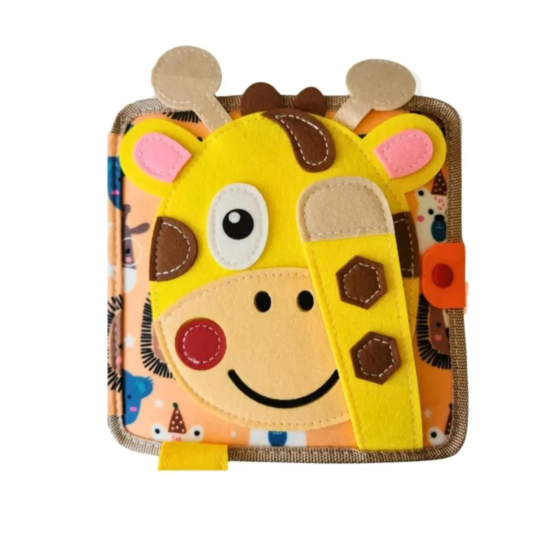 Montessori Beschäftigungsbuch Giraffe für Kleinkinder