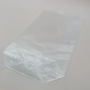 Cross Bottom Bags Clear 160x64x270mm