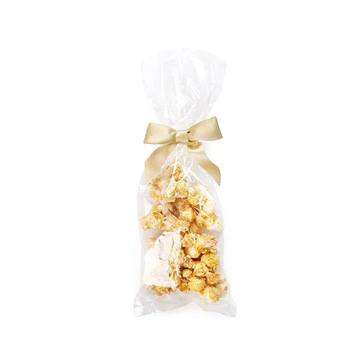 Eco-friendly Home Compostable Clear Flat Crinkle Bag 12.7x33 cm