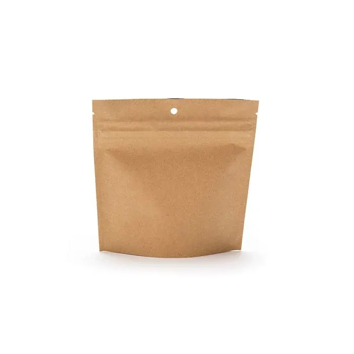 Child Resistant Pouch Bags Kraft 15,2x6,4x15,2cm
