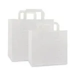 Take-away bags 32+21,5x27cm White (250 pcs)