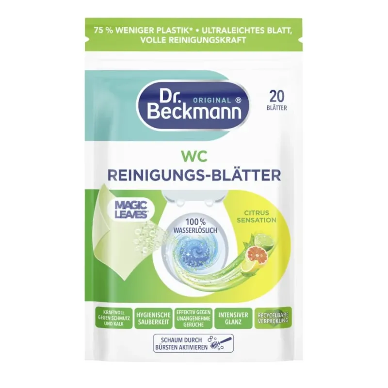 Dr. Beckmann WC Reinigungsblätter Citrus Sensation