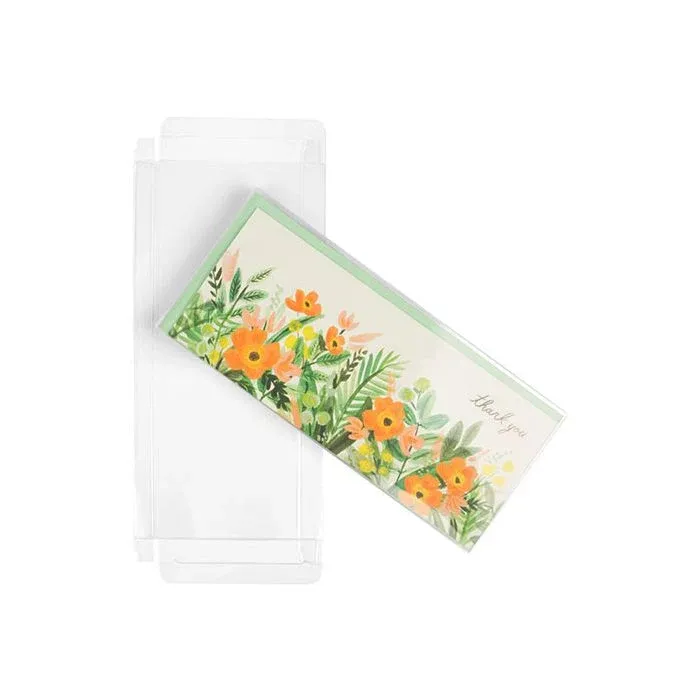 Plastic Gift Boxes 10.8x1.6x24.3cm Crystal Clear