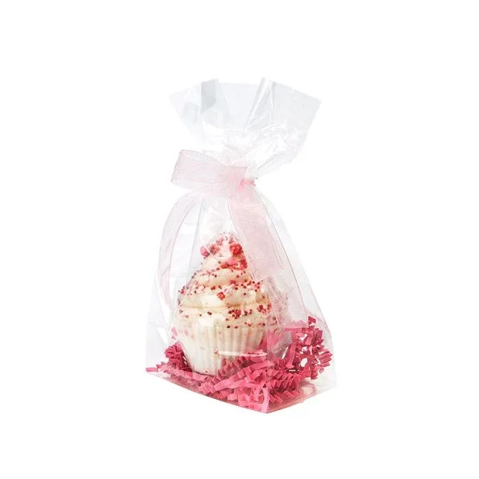 Block Bottom Bags Clear 10x6.4x20cm