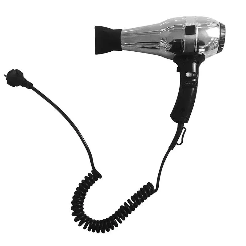 Asciugacapelli a filo 1800W, cromato