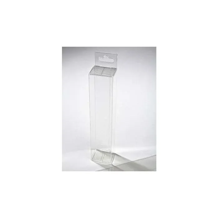 Plastic Gift Boxes 3.8x3.2x17.8cm with Hanger part