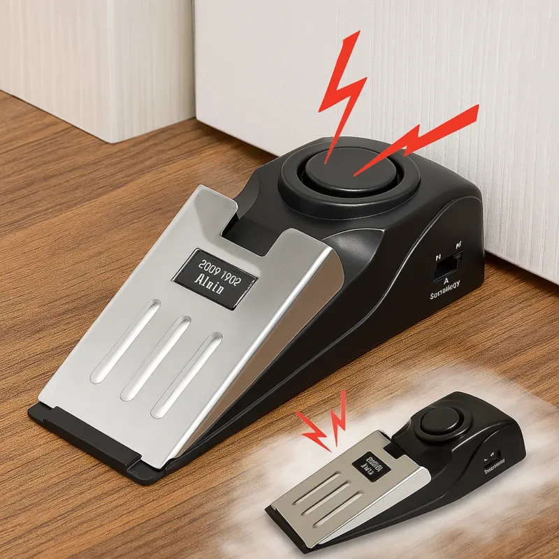 Portable Wireless Alarm Door Stopper - Image 0