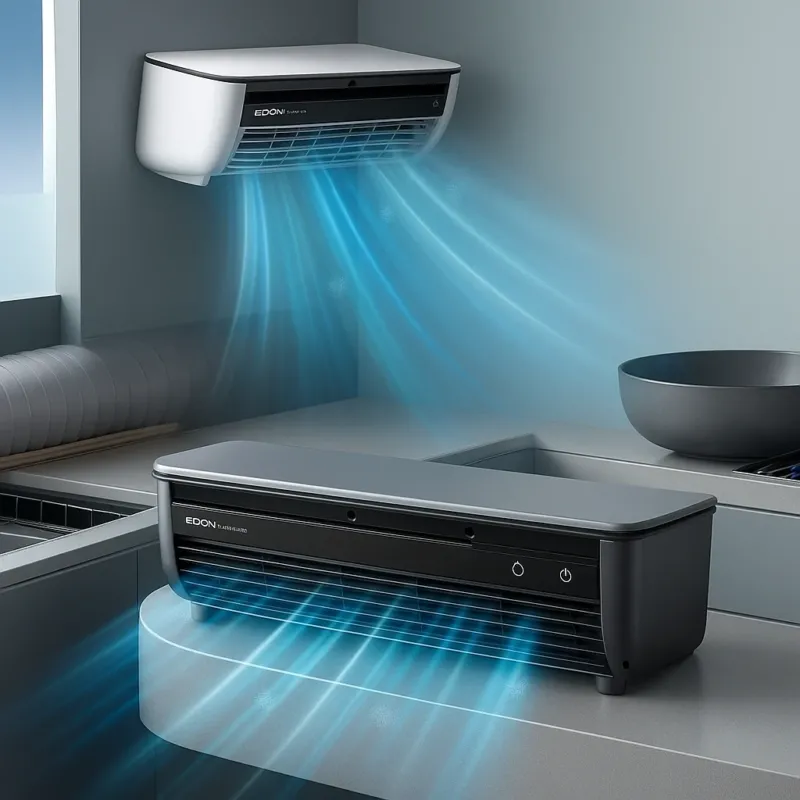 Turbo Air Circulation Remote Wall-Mount Cooling Fan - Image 0
