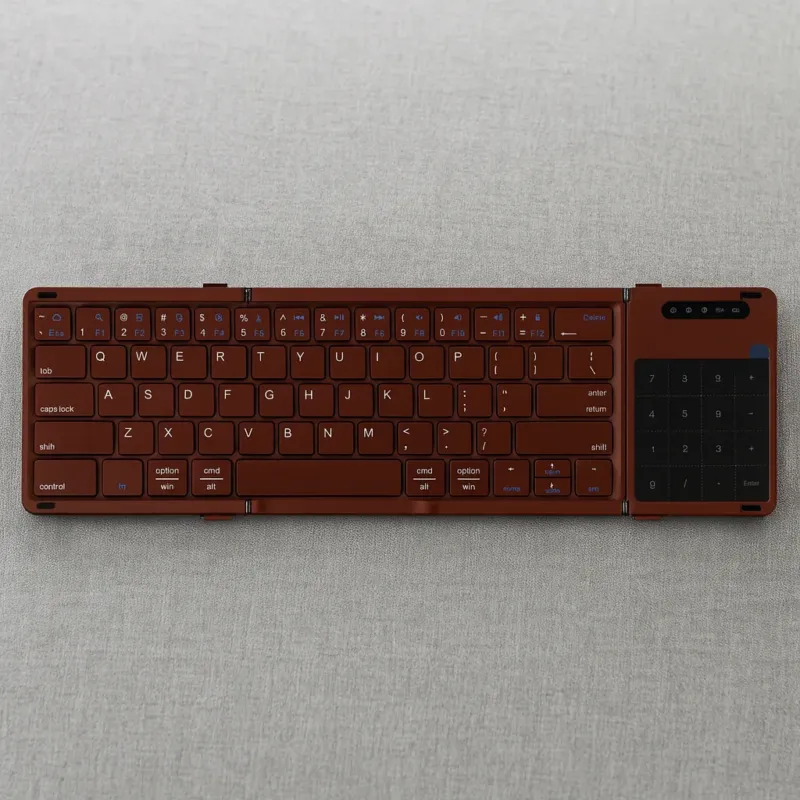 Wireless Portable Slim Smart Tri-Fold Bluetooth Keyboard - Image 0