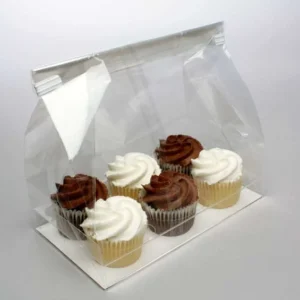 Cupcake Bags for Six Minis 17,8 x 10,5 x 22,9cm