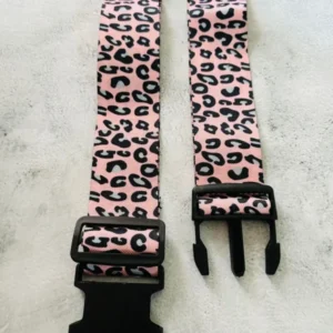 Kuffertbånd – Pink leopard - VIAMAJA.DK