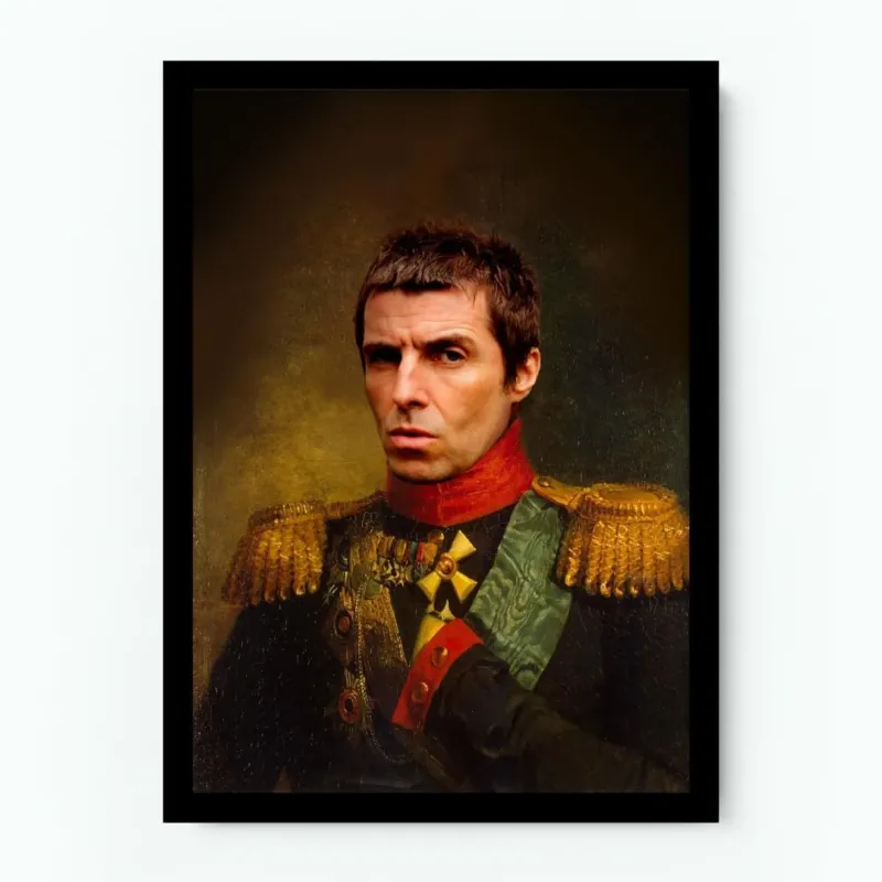 Liam Gallagher Renaissance Portrait Poster