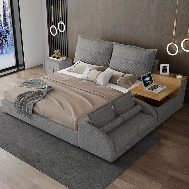Smart Living Adjustable Built-in Desk Station Sofa Bed - Image 0