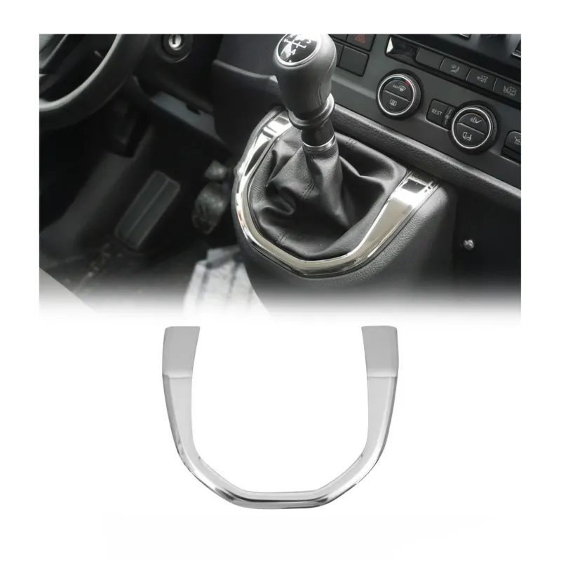 Schaltgetriebe Rahmen für VW T6 Transporter 2015-2019 Manuelle Edelstahl Chrom