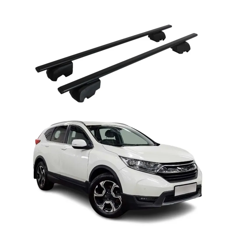 Dachträger Gepäckträger für Honda CR-V 2018-2023 Grundträger ABE Schwarz 2x