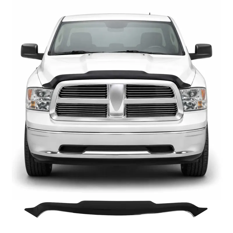 Motorhaube Deflektor Insektenschutz für Dodge RAM 1500 2009-2018 Dunkel