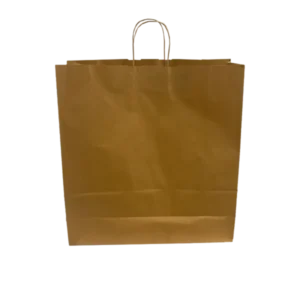 Paper Carrier Bags Brown 45x17x48cm Kraft 100 grams with twisted handles