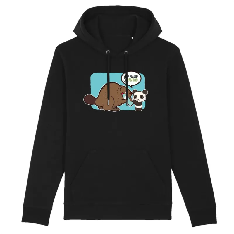 pandoo Hoodie - CRUISER - Stanley - DTG Hoodie Stop Plastik aus Bio-Baumwolle | Unisex | Bieber