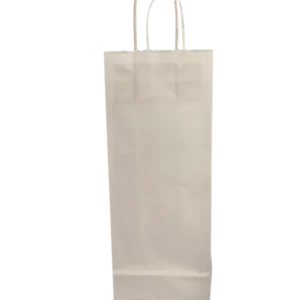 Carrier Bags for Bottles White 14x8x39cm Kraft 110 g/m