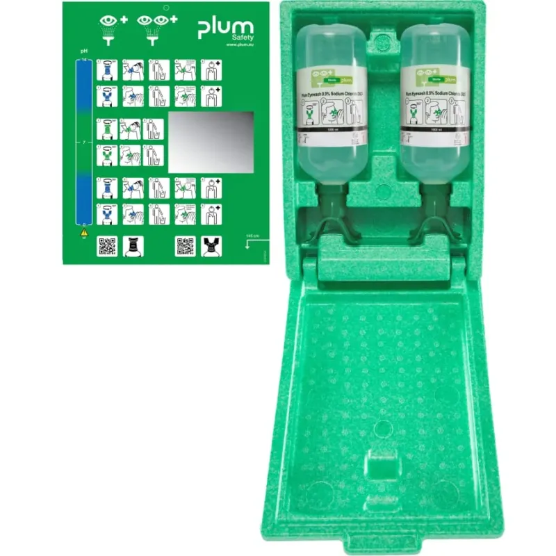 Plum Augenspülstation DUO in Wandbox