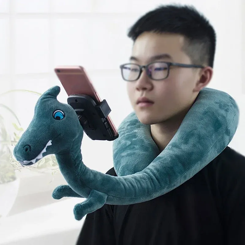 360 Rotating Neck Pillow Phone Holder - Image 0