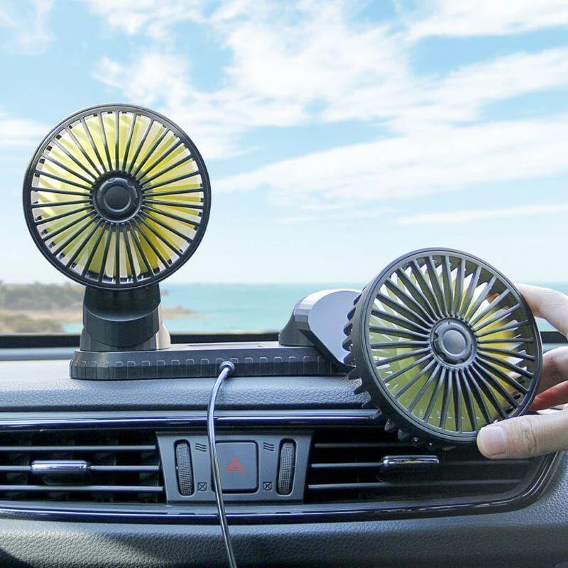 Universal Adjustable USB Dual Fan - Image 0