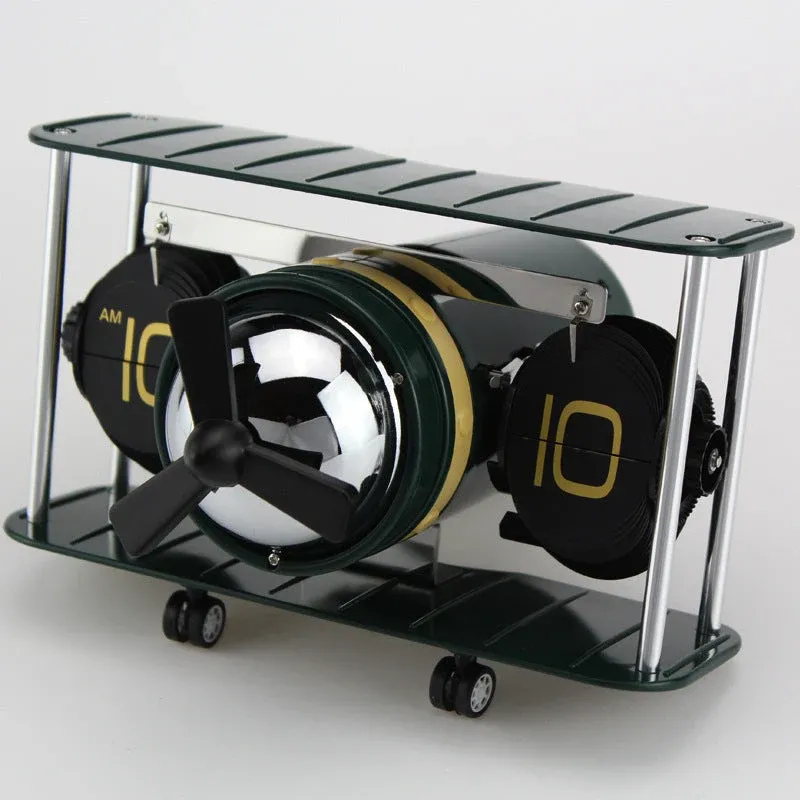 Vintage Model Aircraft Table Clock - Image 0