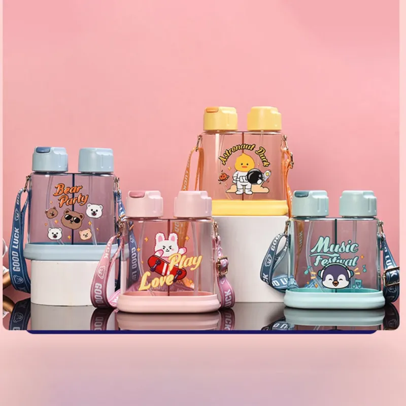 Creative Double-Drink Kids Water Bottle - Image 0